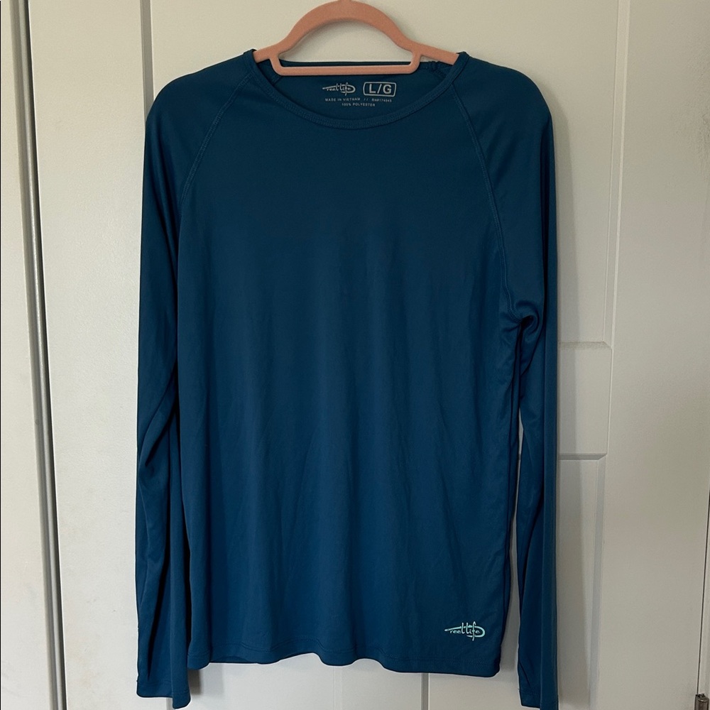 LIG Women's Teal Long Sleeve Top